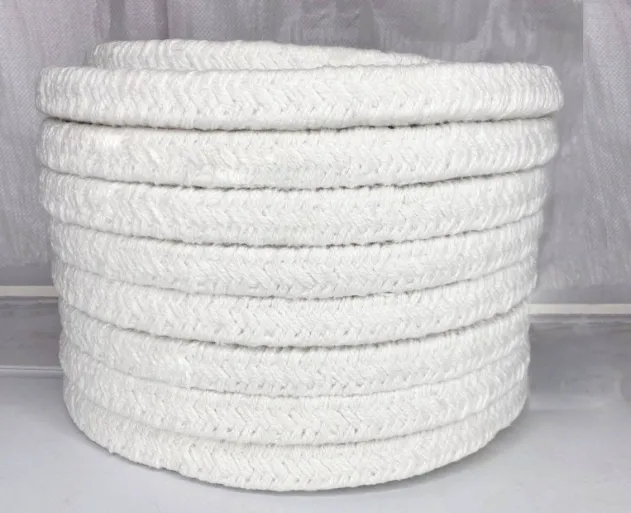ceramic fiber rope for high temperature sealing in aluminum casting and melt filtration systems