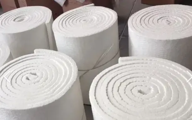 Ceramic fiber blanket for processing applications