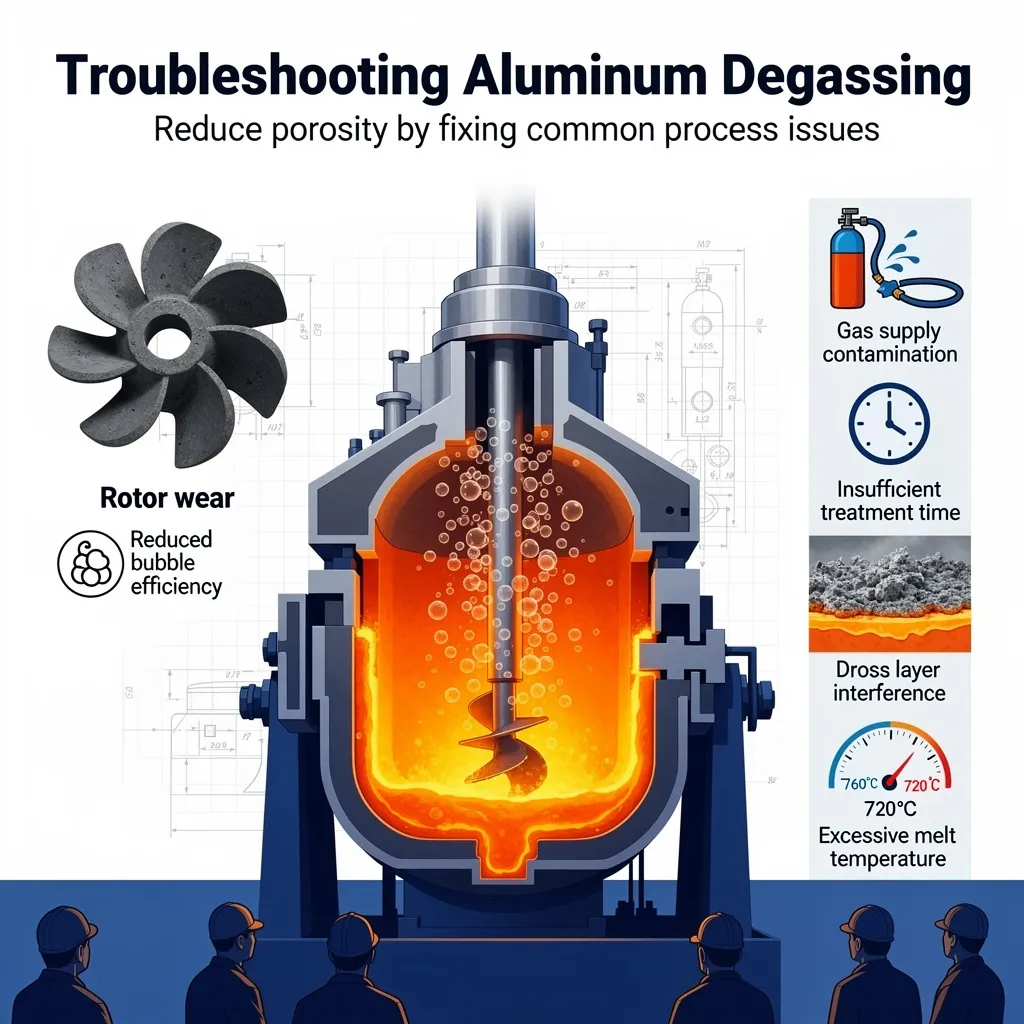 troubles in aluminum degassing
