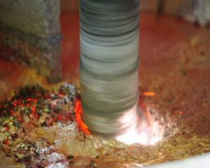 molten aluminum degassing