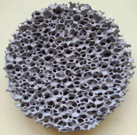 porous ceramic filter structure for industrial filtration