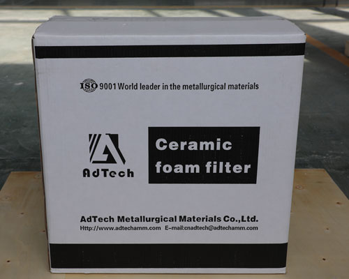 reliable Ceramic Foam Filter package