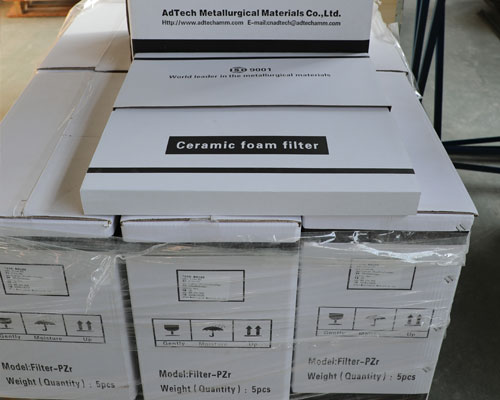 Filtre en céramique mousse