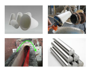 Bouchon en céramique de fonderie