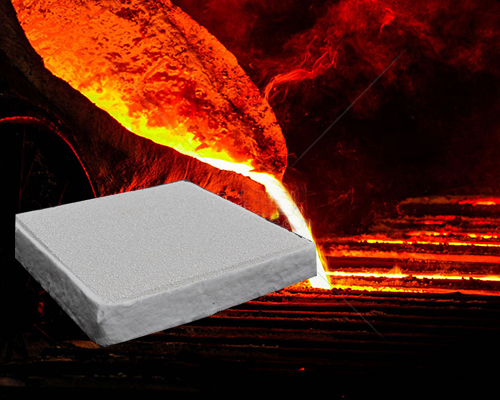 filtración de aluminio fundido