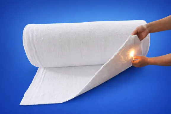 ceramic fiber blanket insulation roll with high temperature resistance and fireproof performance