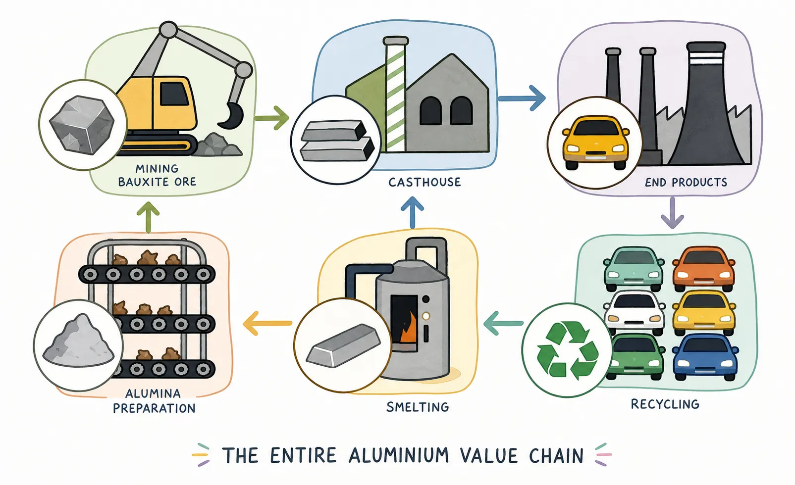 THE ENTIRE ALUMINIUM VALUE CHAIN