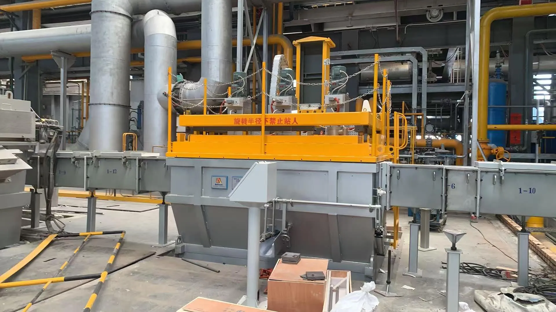 equipamento de desgaseificação